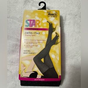 Spanx Star Power Heathered Gray Shaping Tights Size A